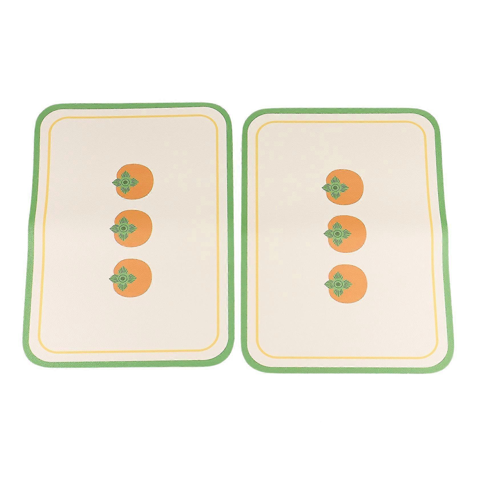 Retro Table Mat Insulation Table Mat -three Persimmons 40cm