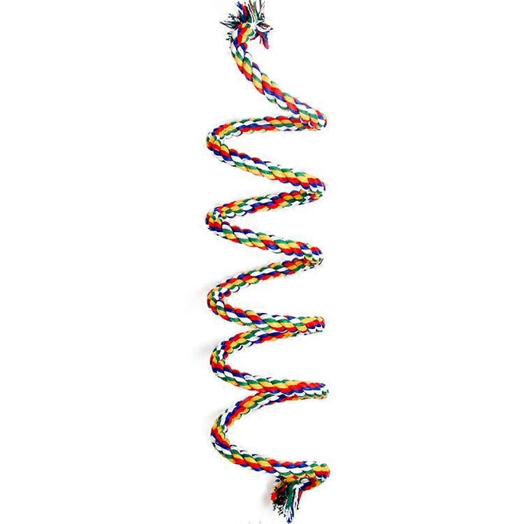 Safe Non-toxic Bird Toys Parrot Cotton String Stand Stick Climbing Rope Stand Rod
