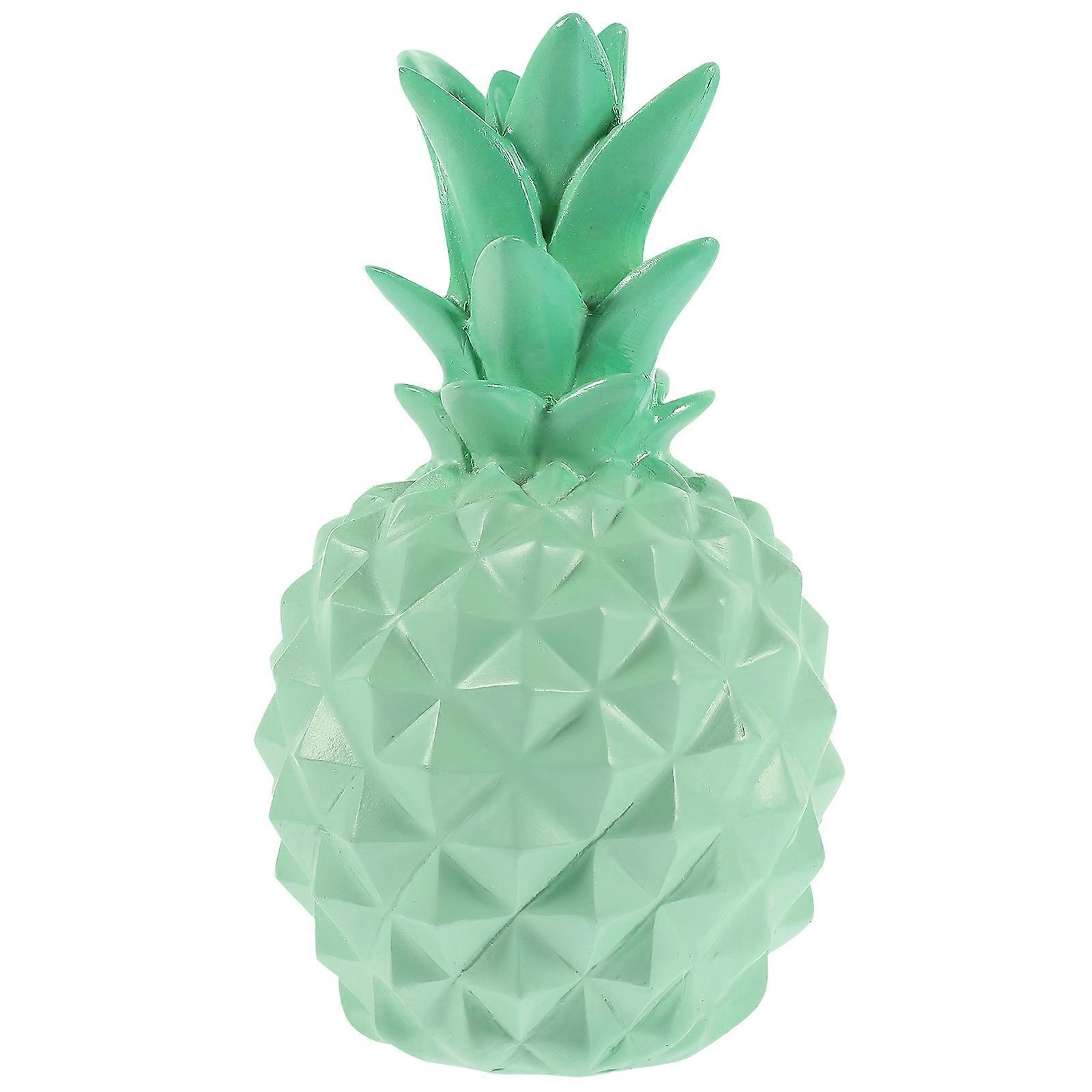 Resin Craft Pineapple Decoration Nordic Style Pineapple Statue Ornament Table Centerpiece