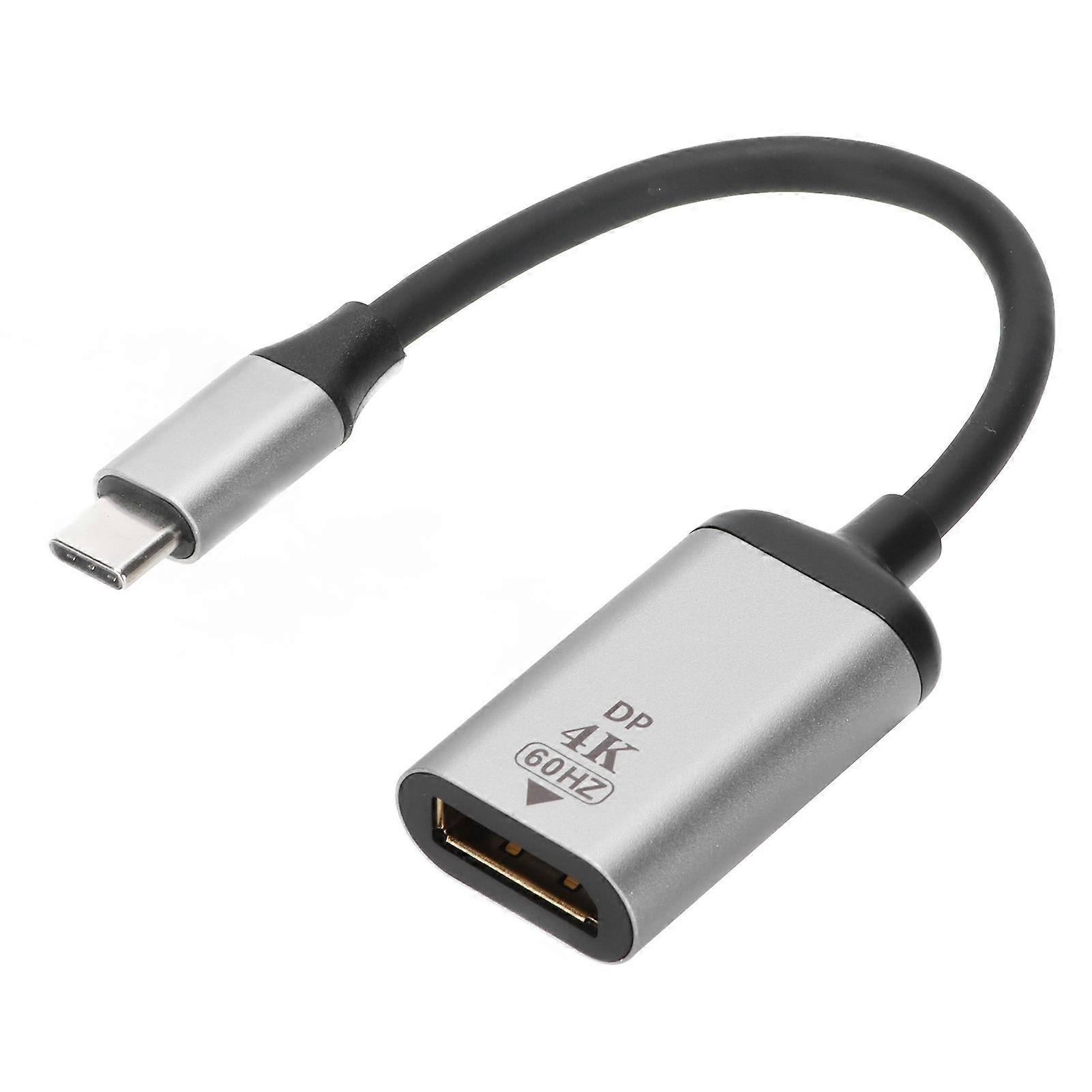 Type C to DisplayPort Converter Adapter Supports 4K at 60Hz
