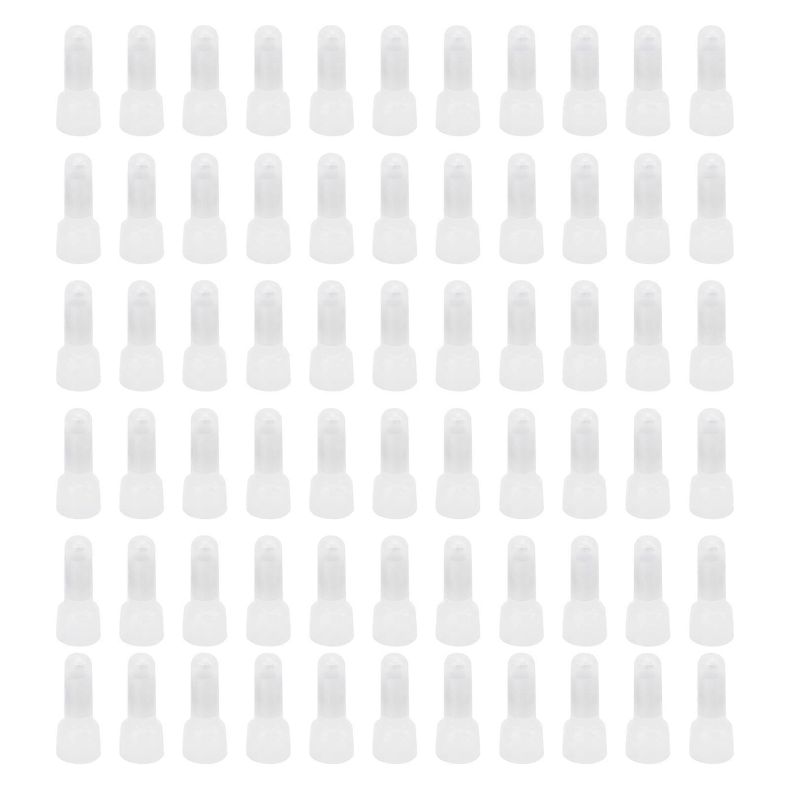 1000Pcs Closed End Terminal Transparent Nylon Crimping Cap Wire Cable Connector KitsCE5