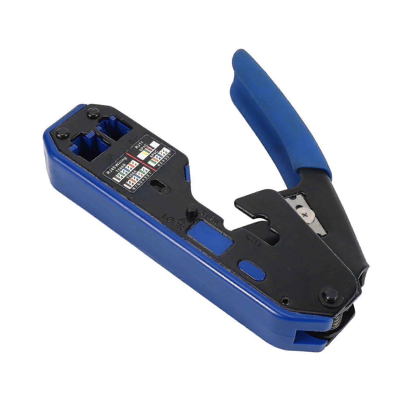 Rj45 Tool Network Crimper Rj45 Crimping Tool Stripper Cutter For Rj45 Cat6 Cat5e Cat5 Rj11 Rj12 Con