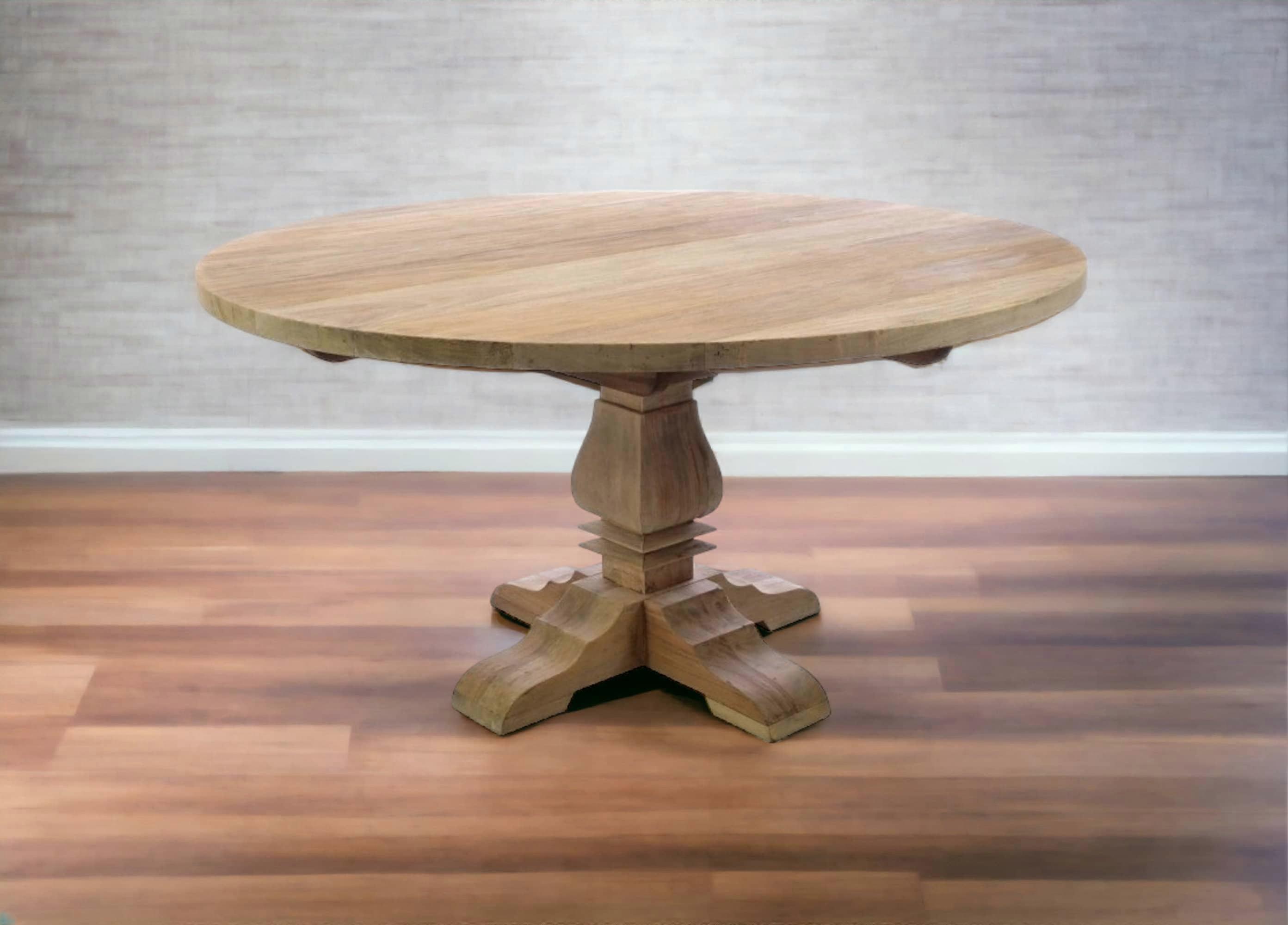 Large Rounded Dining Table