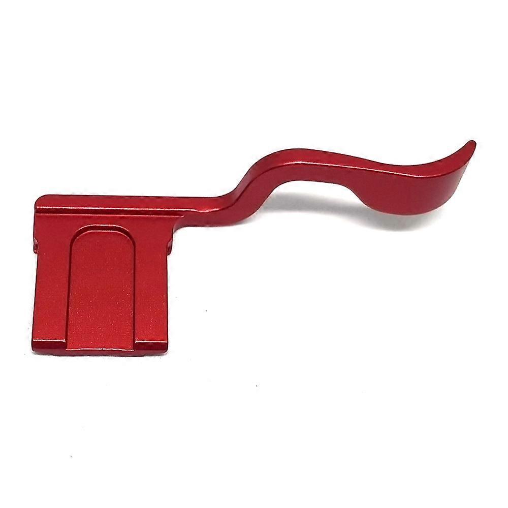 Aluminum Hot Shoe Cover Thumb-Up Hotshoe Thumb Grip for X-T30 Camera (for -10 XT20 XT3 XT2) Red