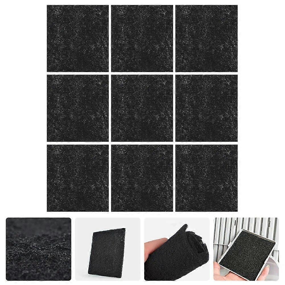 9 Pcs Trash Can Deodorizer Cat Deodorant Tablets Litter Pad Activated Carbon Deodorizing Mat Kitten Pan Filter