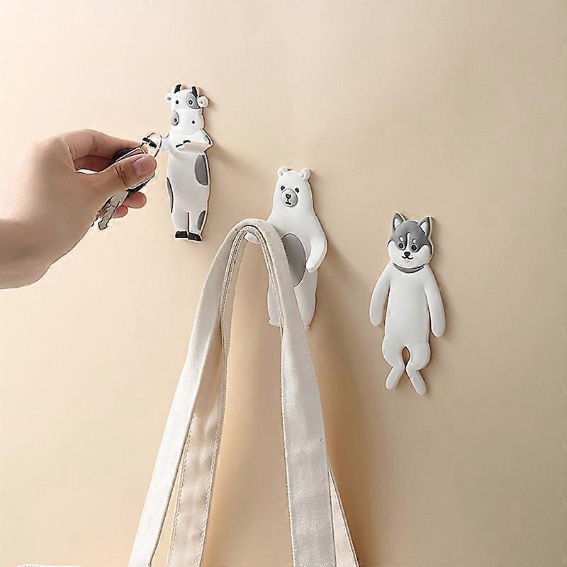 Wall Hooks Cute Decorative Versatile Hooks Reusable Waterproof Hooks for Bathroom Bedroom