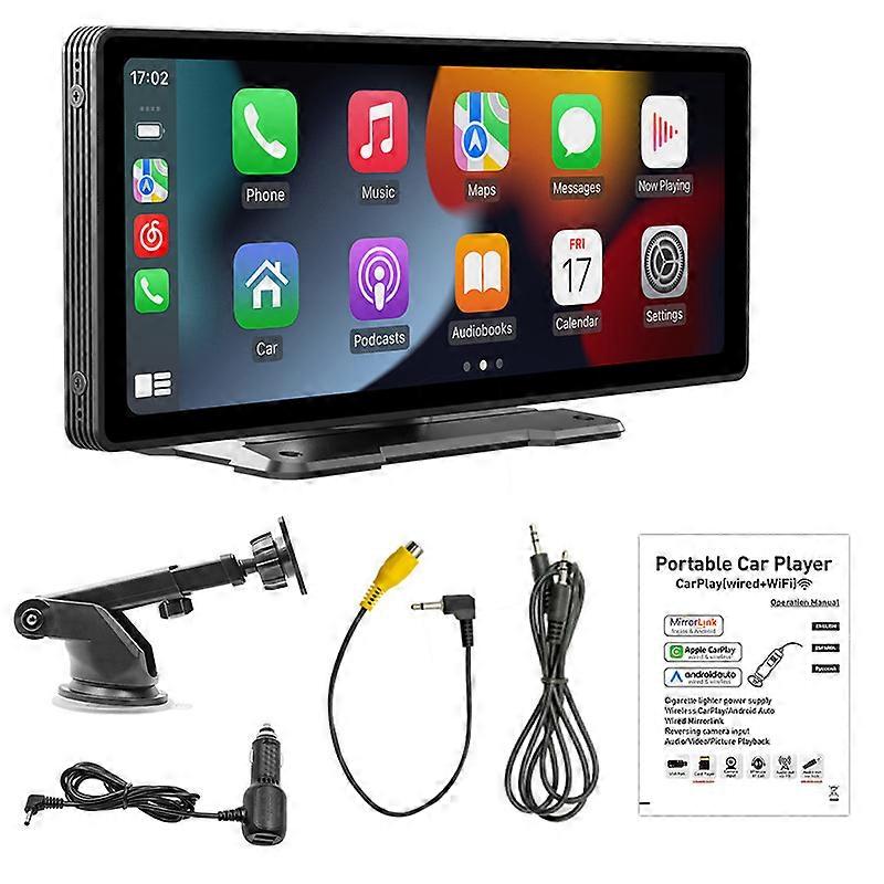 9.3 inch Carplay MP5 Player Portable BT Touch Srceen Wireless Carplay Android Auto Car Radio SD9301
