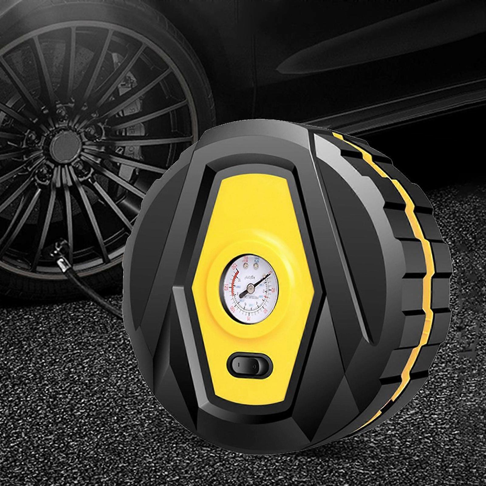 Car Inflatable Pump Small Mini Portable Multifunction With LED Lights 12V Digital Display High-power Car Tire Pump 241053