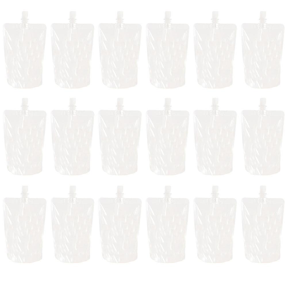 30Pcs 250ML Transparent Drinks Flasks Liquor Pouch Reusable Beverages Drinking Flasks