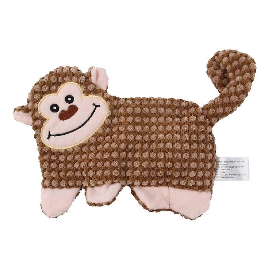 Dog Plush Toy Cute Squeak Chew Toy for Puppy Teething Unstuffed Animals