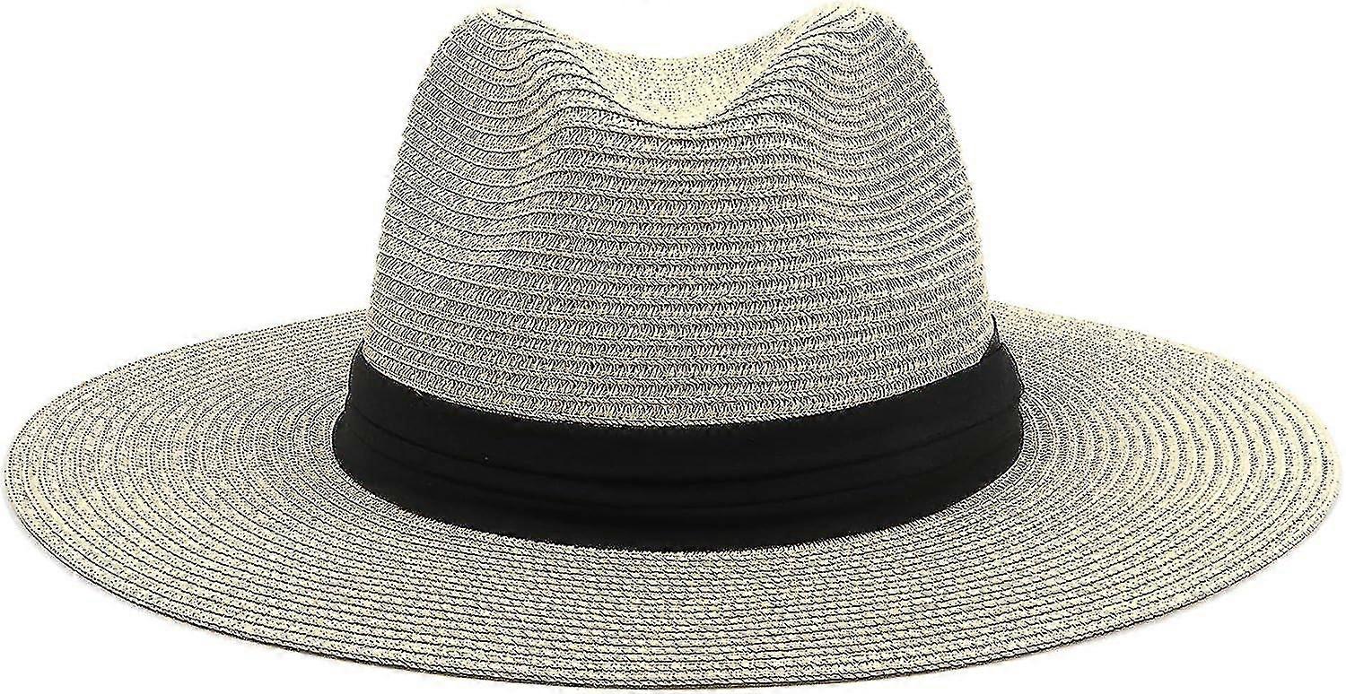 Xxl سترو بنما القبعات لرؤساء كبيرة كبيرة الصيف شاطئ الشمس قبعة كبيرة واسعة حافة الأشعة فوق البنفسجية