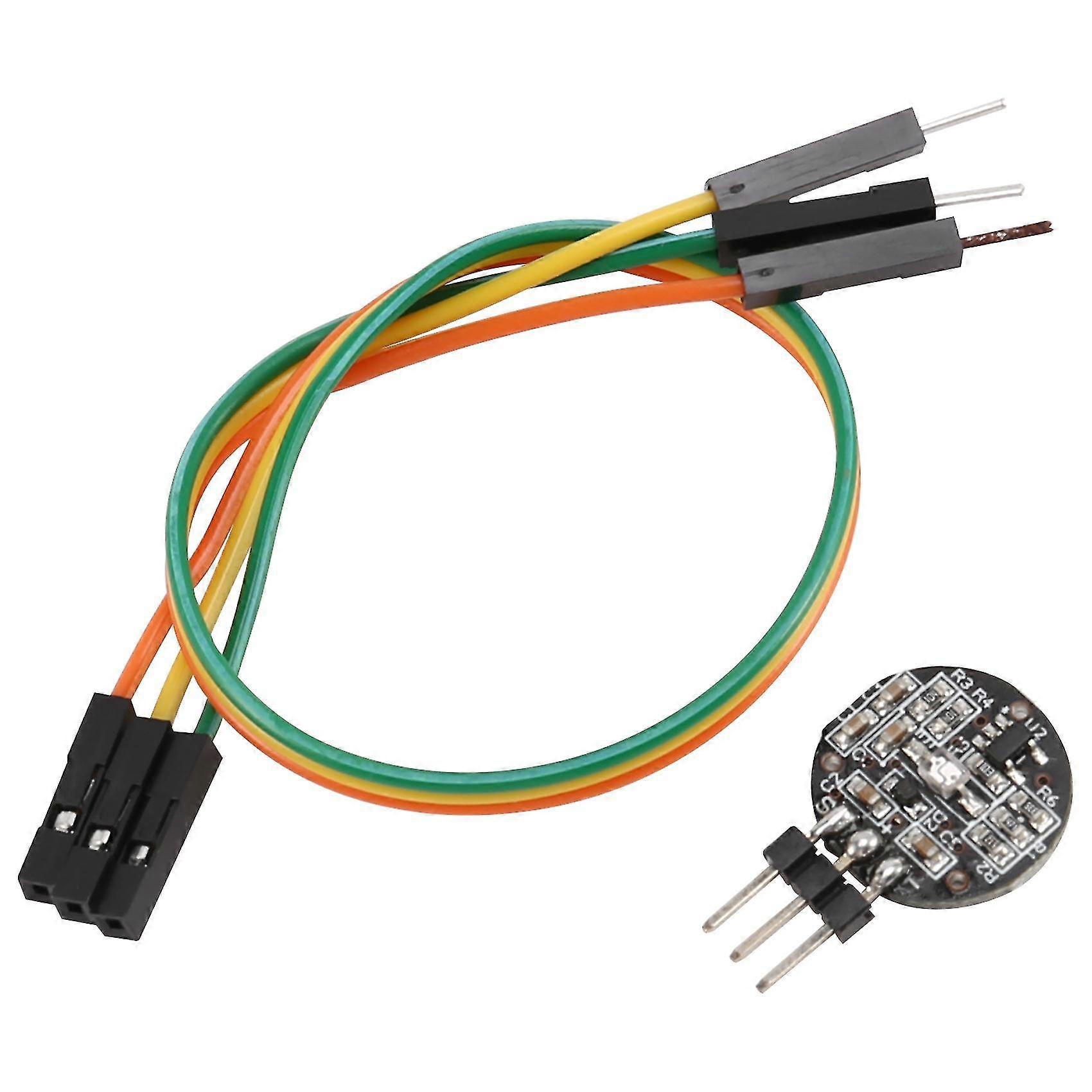 Pulse Sensor Heart Rate Sensor Heart Beat Pulsesensor For Raspberry Pi,black&red