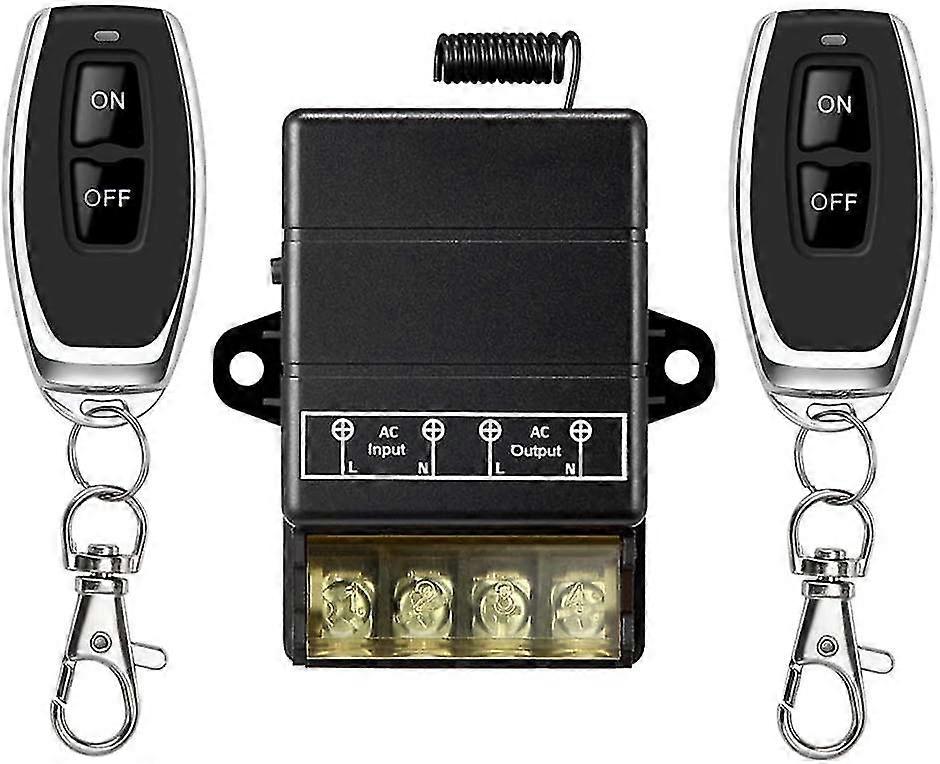 Wireless Relay Switch, 328ft 220v / 230v / 240v / 40a Relay Wireless Rf Switch