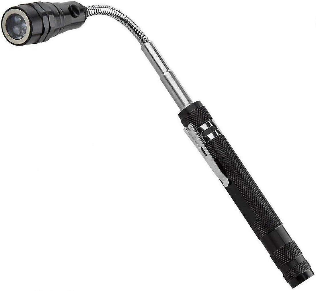 Adjustable Pick Up Tool Flexible Torch Telescopic Extendable Flexible Telescope Magnet Pick Up Tool LED Tool Inspection Light Torch