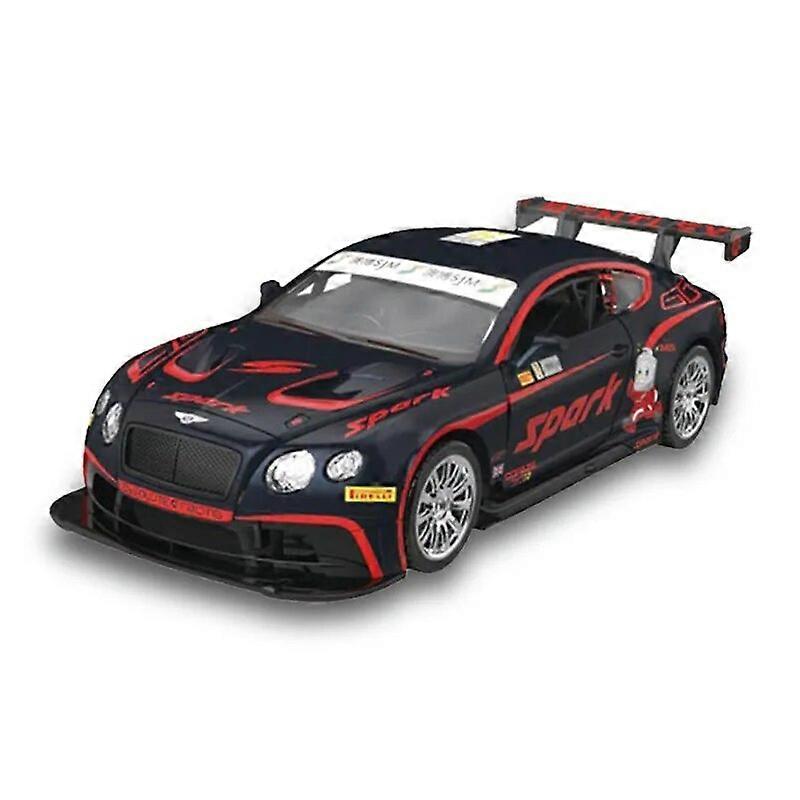 CCA 1/24 Bentley Continental GT3 #8 Racing Toy Car Model Alloy Diecast with Sound Light Simulation Scale Toys for Boys Souvenirs
