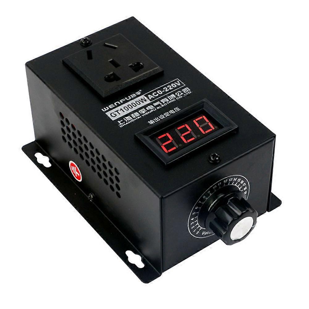 10000W Household Compact Variable Voltage Controller Portable Speed Temperature Light Voltage Adjuatable Regulator Dimmer