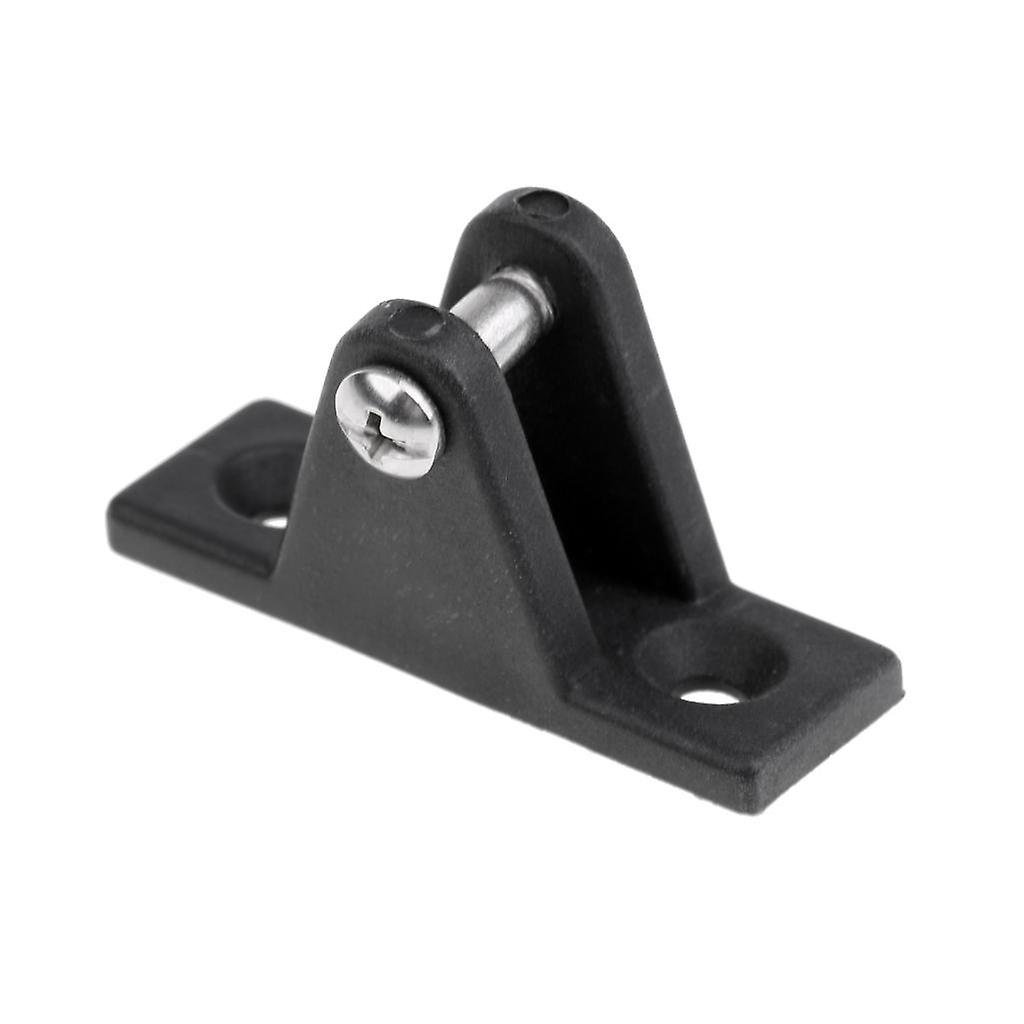 Black Boat Kayak Deck Hinge Mount Nylon Fitting Hardware with Bolt 1pcs