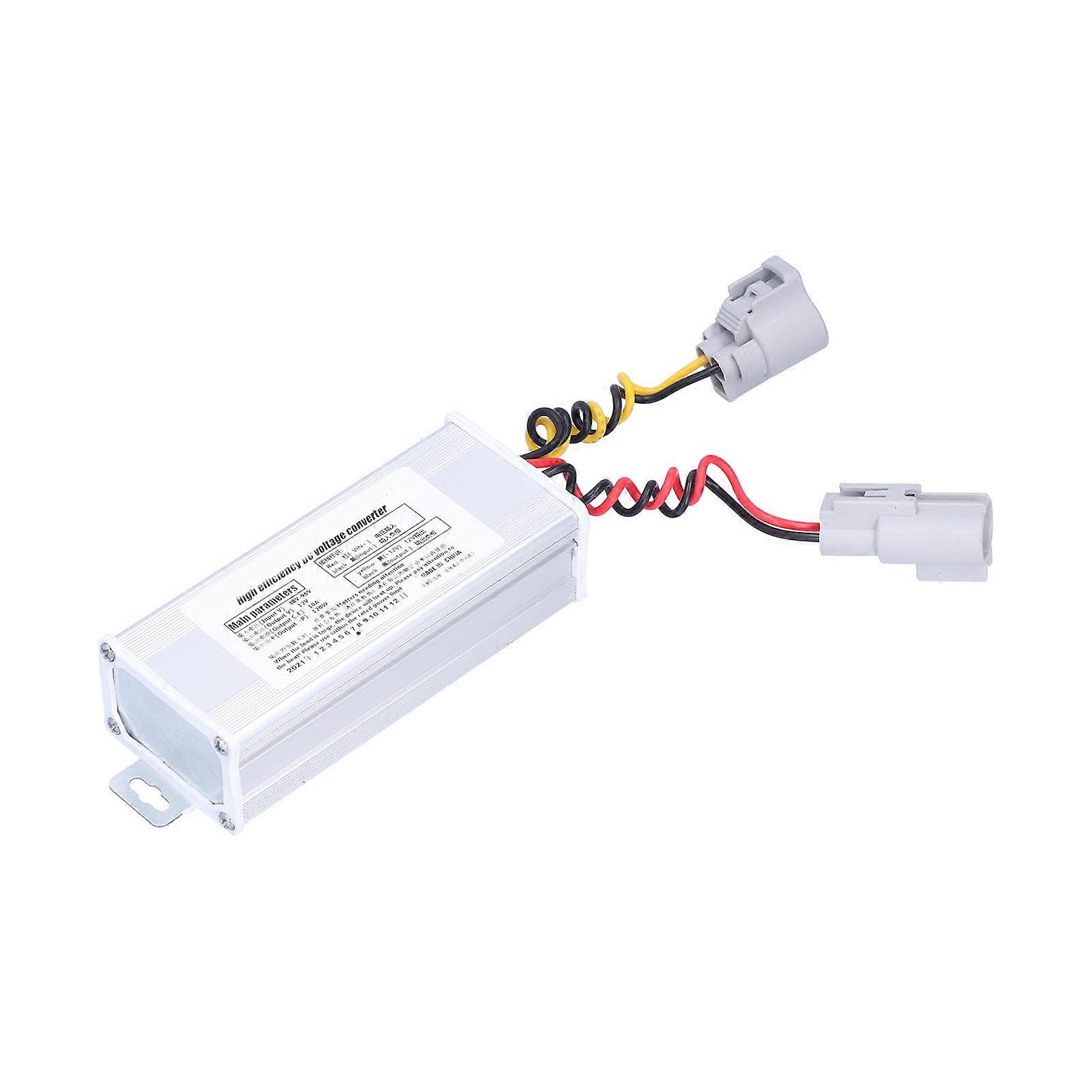 DC Converter 12V 10A Durable Stable Anti Interference Convertors for Mobile Phone 48V-96V