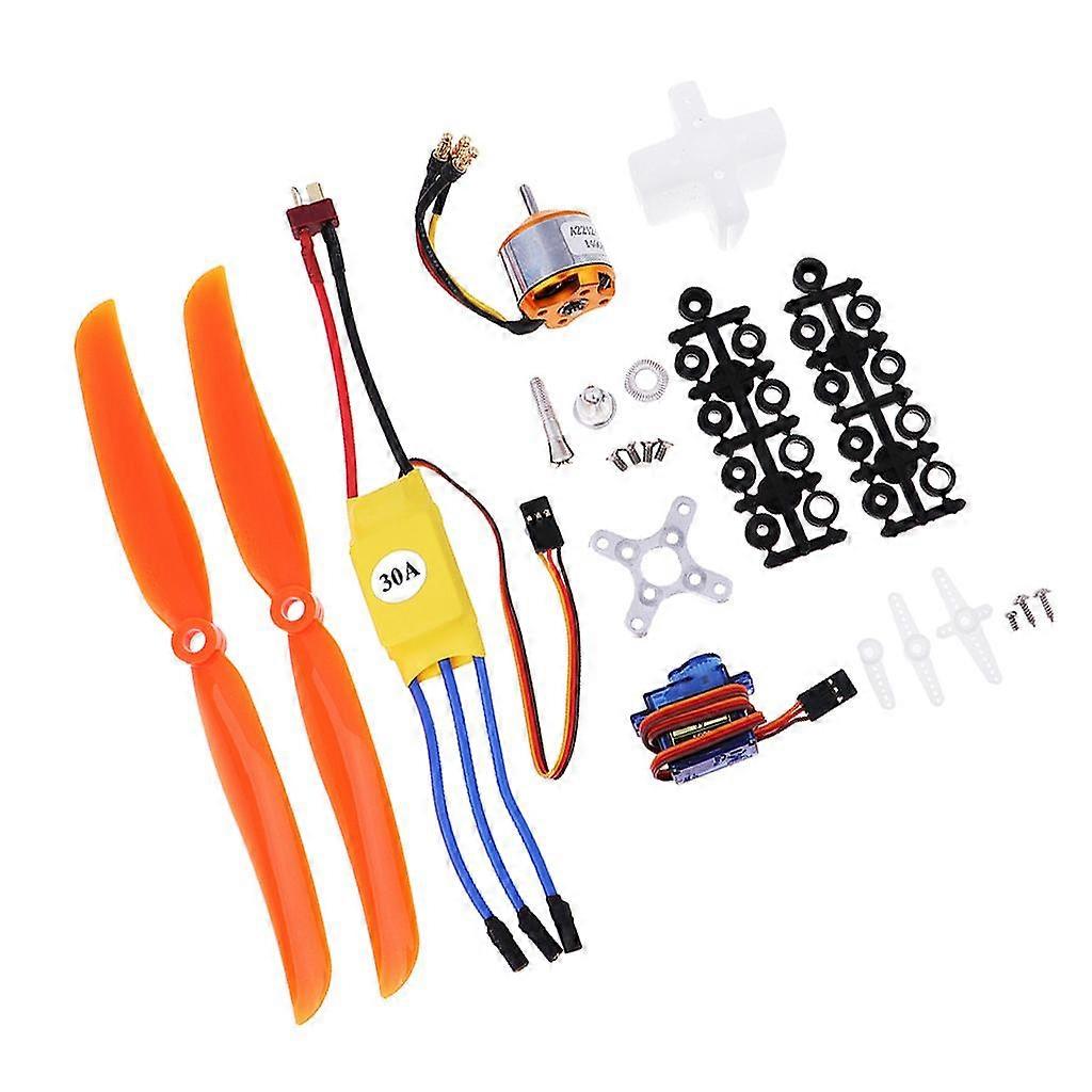 RC Brushless Motor+ESC+Propeller for SU27 RC Plane Helicopter RC Model Parts
