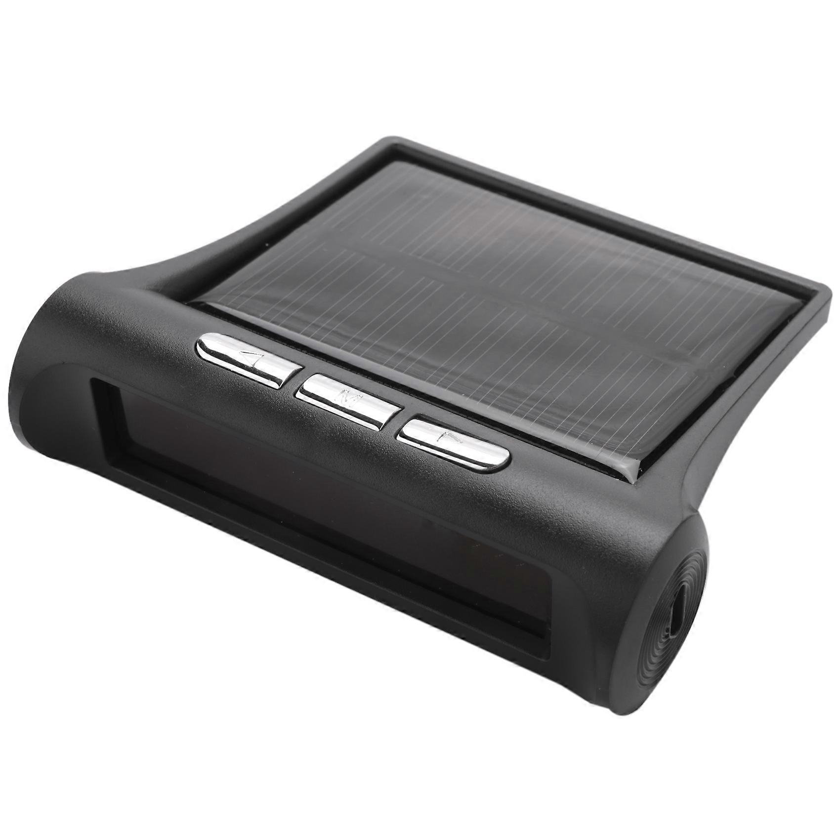 Solar Tpms Car Tire Pressure Alarm Monitoring System 4 External Automatic Alarm System Tire Pressur