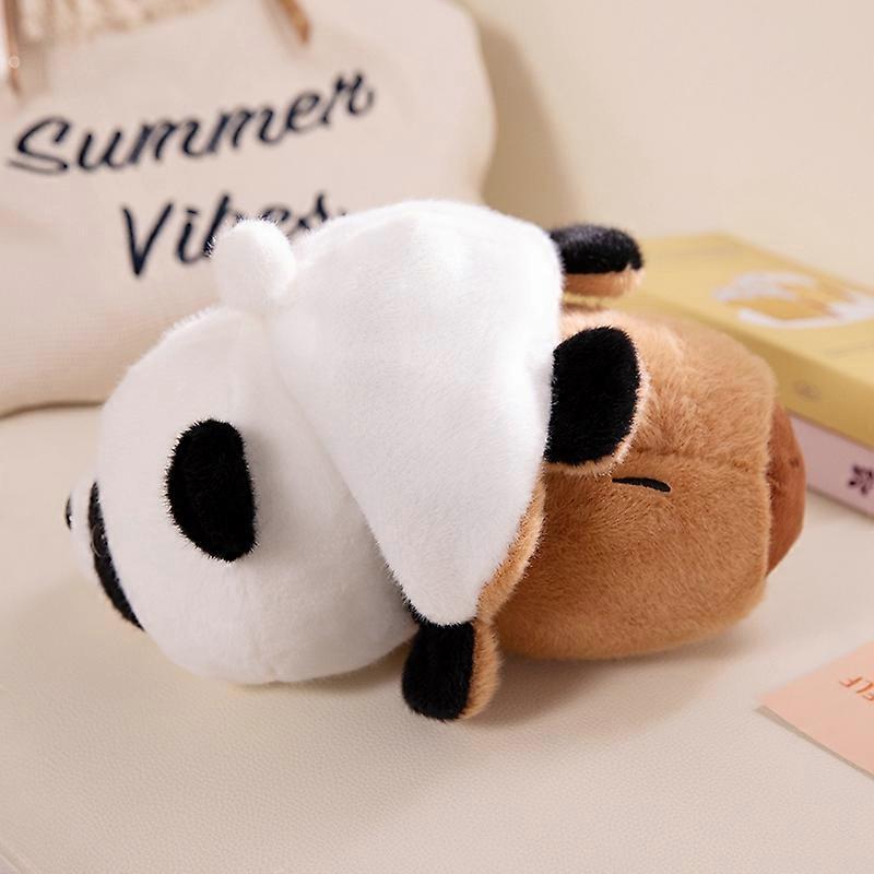 Double-Sided Flip Panda Toy Capybara Transform Plush Doll 2-in-1 Capybara Flip Change Transform Panda Soft Pillow Children Gifts