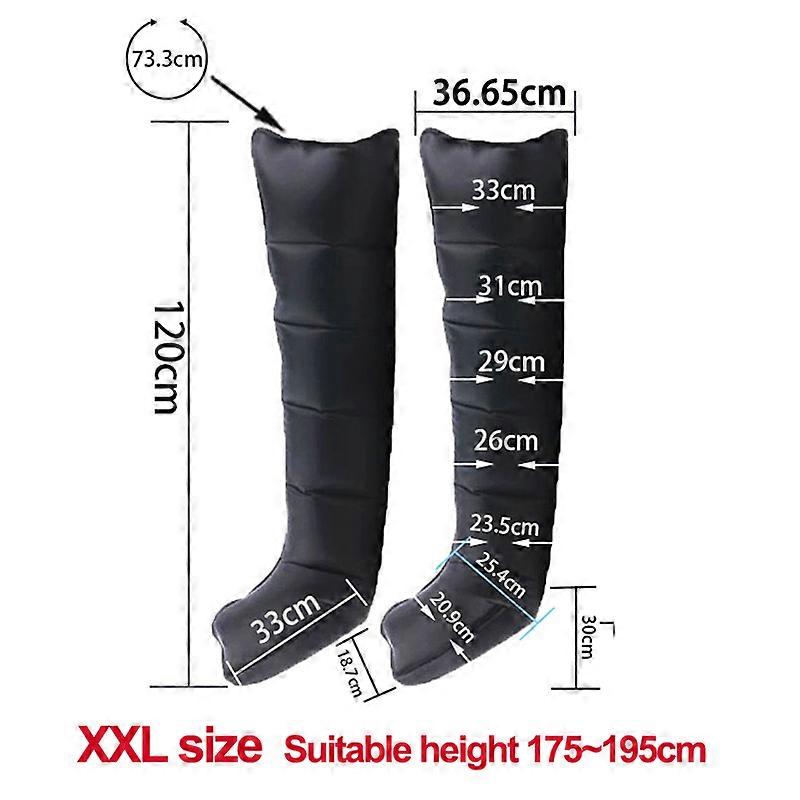 XXL Size Air Compression Leg Massage Pressotheray Recovery Boot Accessory without Main Machine Pump