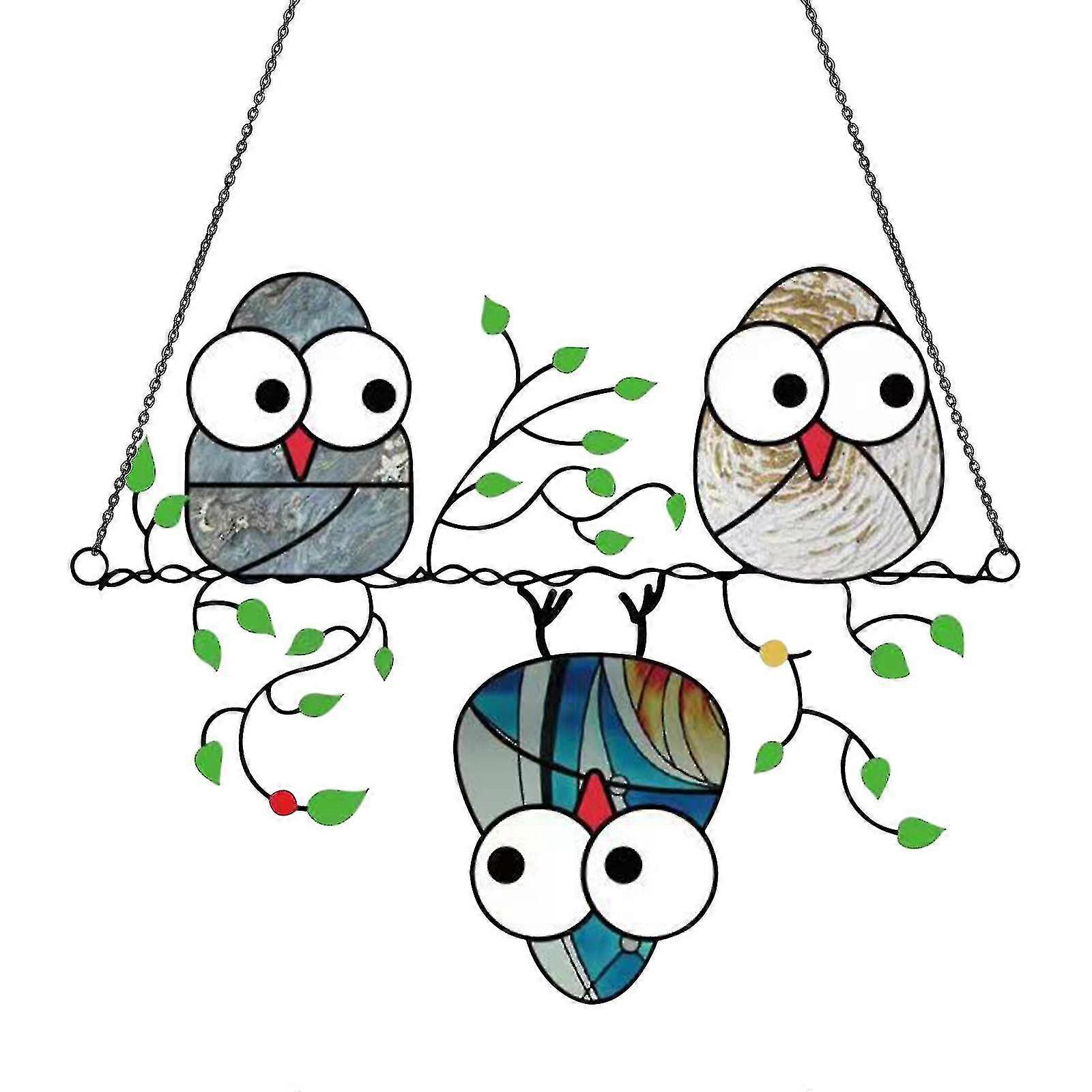 قلادة البومة ، قلادة لون البومة ، حديقة الديكور ، قلادة شرفة في الهواء الطلق