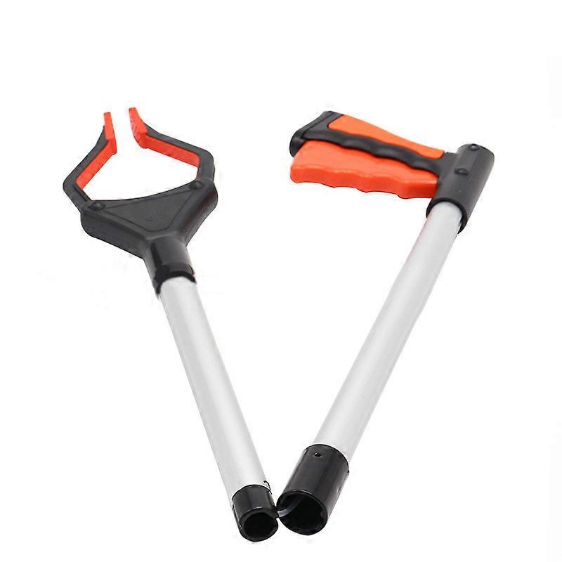 Metal Tube Durable Folding Fetcher Picker Garbage Folder Sanitary Folder Fetcher Grabber Reacher Tool Grabber Reacher for Elderly