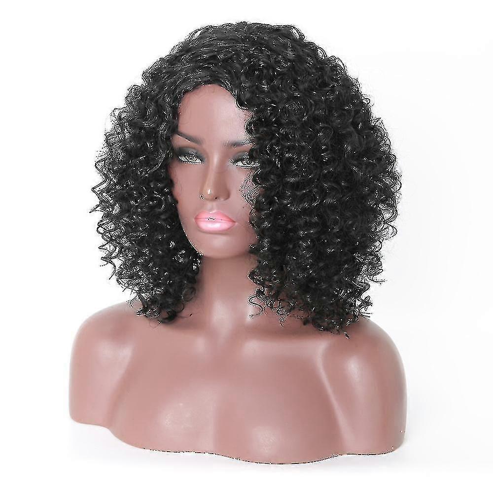 Women'S Curly Wigs, Black