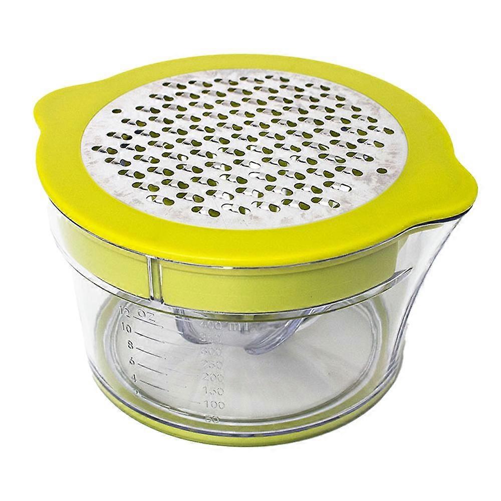 Lemon Manual Hand Squeezer with Measuring Cup Grater - Efficient and Versatile Juicer