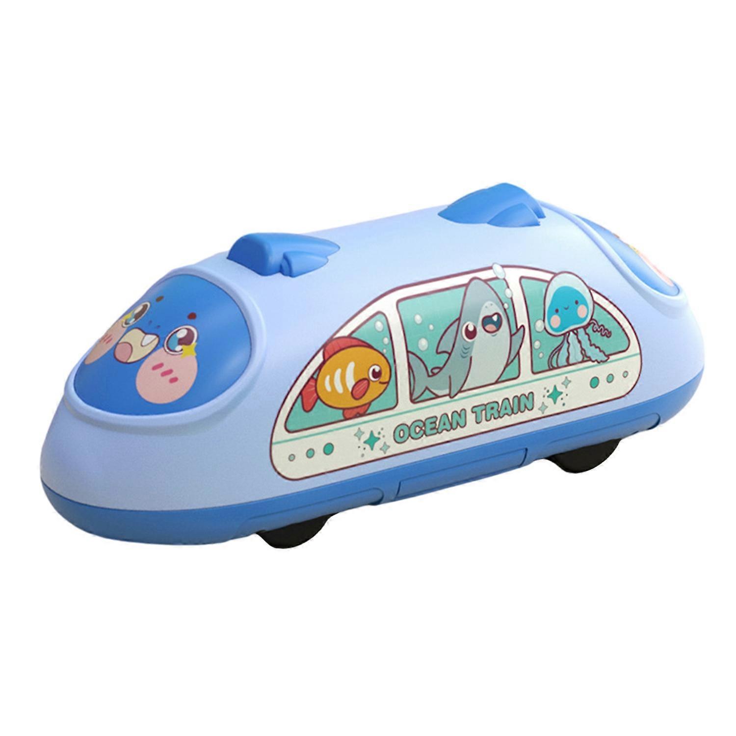 Baby Train Toy Cartoon Inertia Small Car Toy Various Styles No Battery Required Pull Back Vehicle