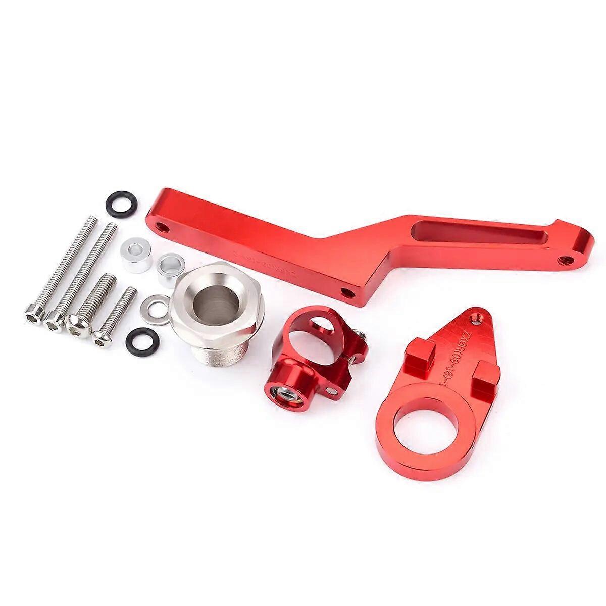 Fr Kawasaki Ninja600 ZX636 ZX6R 2009-19 CNC Motorrder Lenkung Stabilisieren Dmpfer Halterung Montieren Montage Untersttzung Halter Kit Set