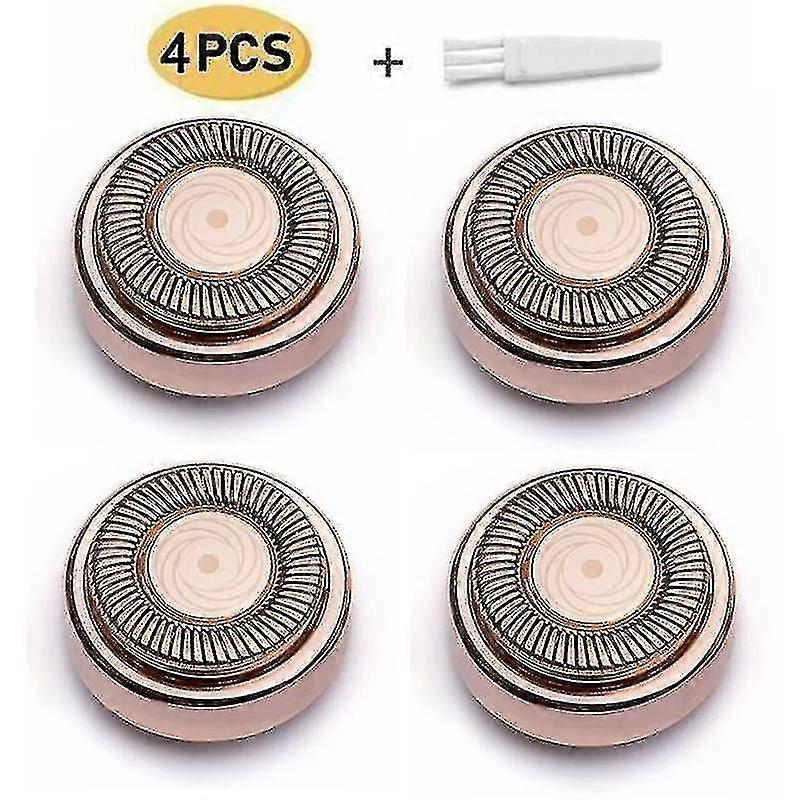 フィニッシングタッチ脱毛器交換用ヘッド - 4個の完璧なヘアリムーバーブレード