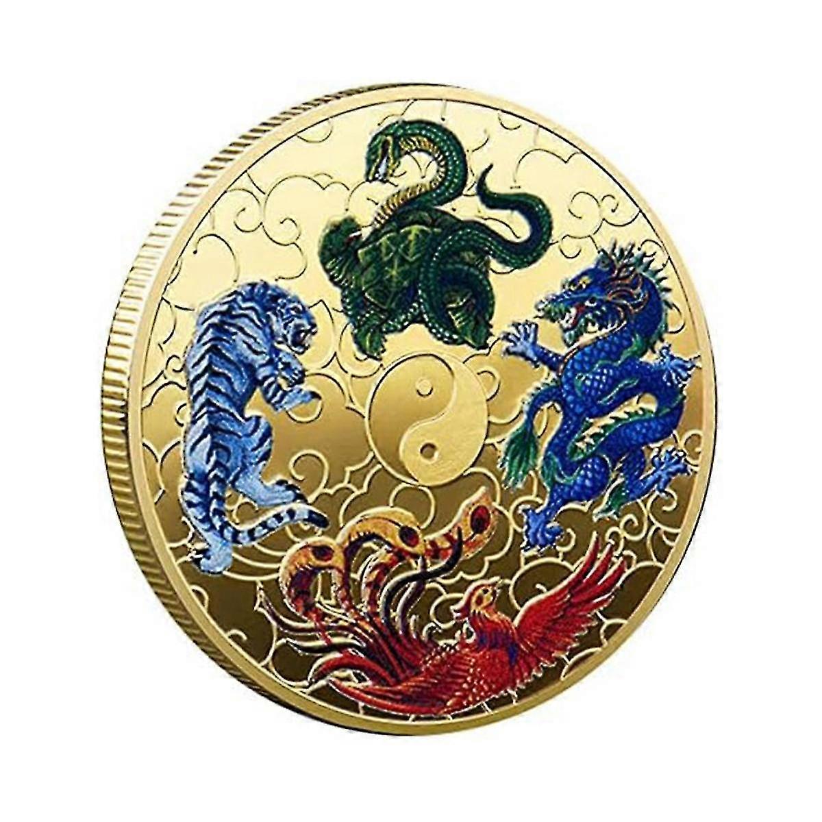 Ancient Mythical Creatures Lucky Coin Lottery Ticket Scratcher Tool