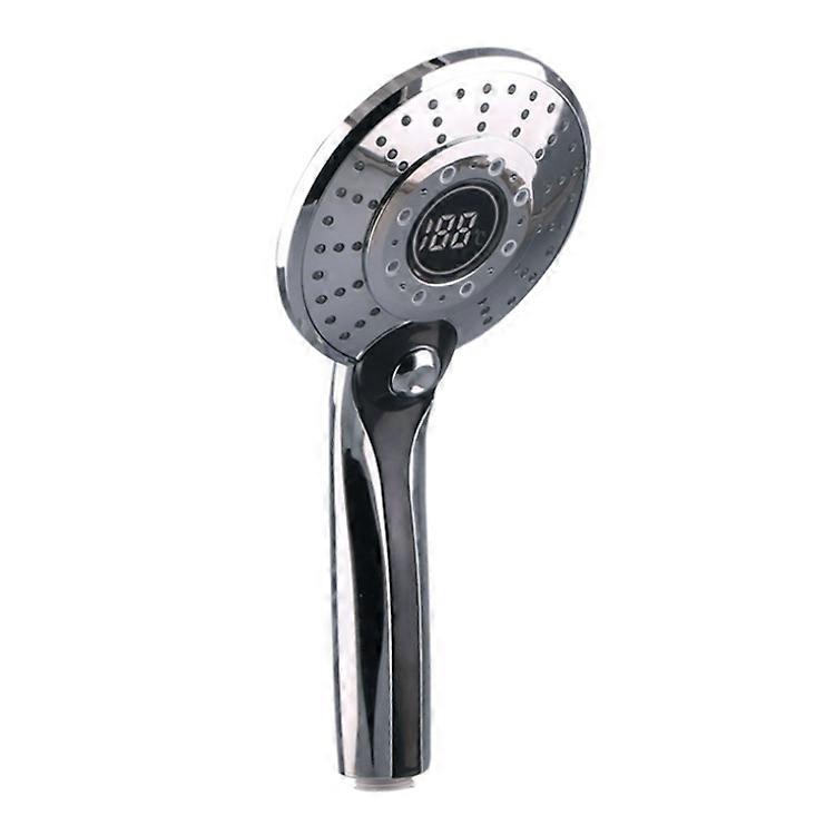 Handheld Digital Display Bathroom Temperature Control Shower Head
