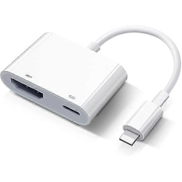 For iPhone iPad HDMI Adapter TV Lightning to HDMI Plug and Play Cable