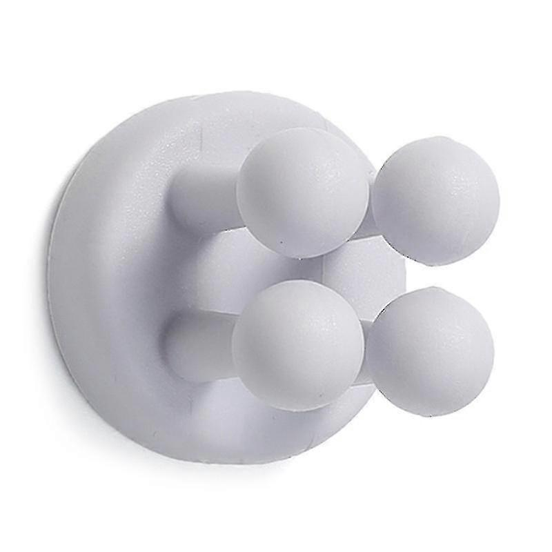 מחזיק מברשת שיניים מסיליקון מחזיק סכין גילוח רב תכליתי עמיד למים דבק עצמי וו מברשת שיניים מחזיק תקע (D-V2)