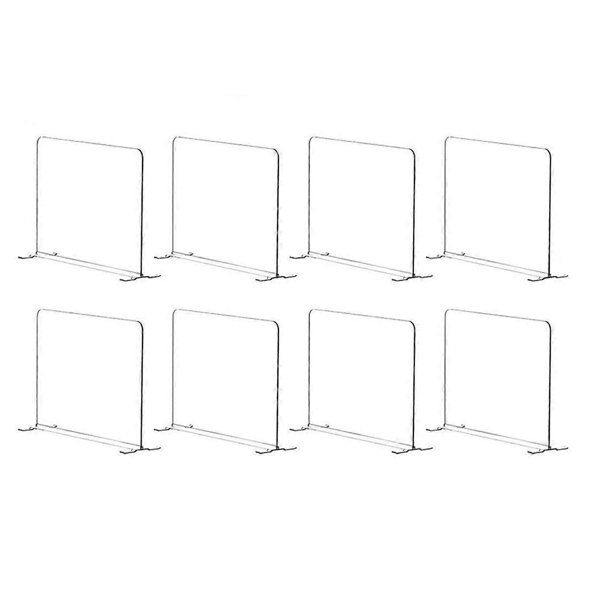 Etusivu 8 pakkausakryylihyllynjakajaa kaapin järjestämiseen - Kaapit, hylly ja kaapin erotin varastointia varten