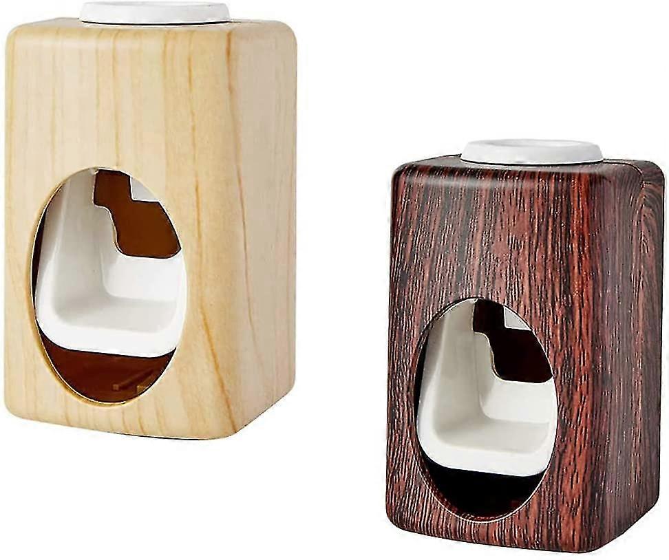 2 Pcs Toothpaste Squeezer Wall Mounted Automatic Toothbrush Holder Toothpaste Dispenser Automatic To