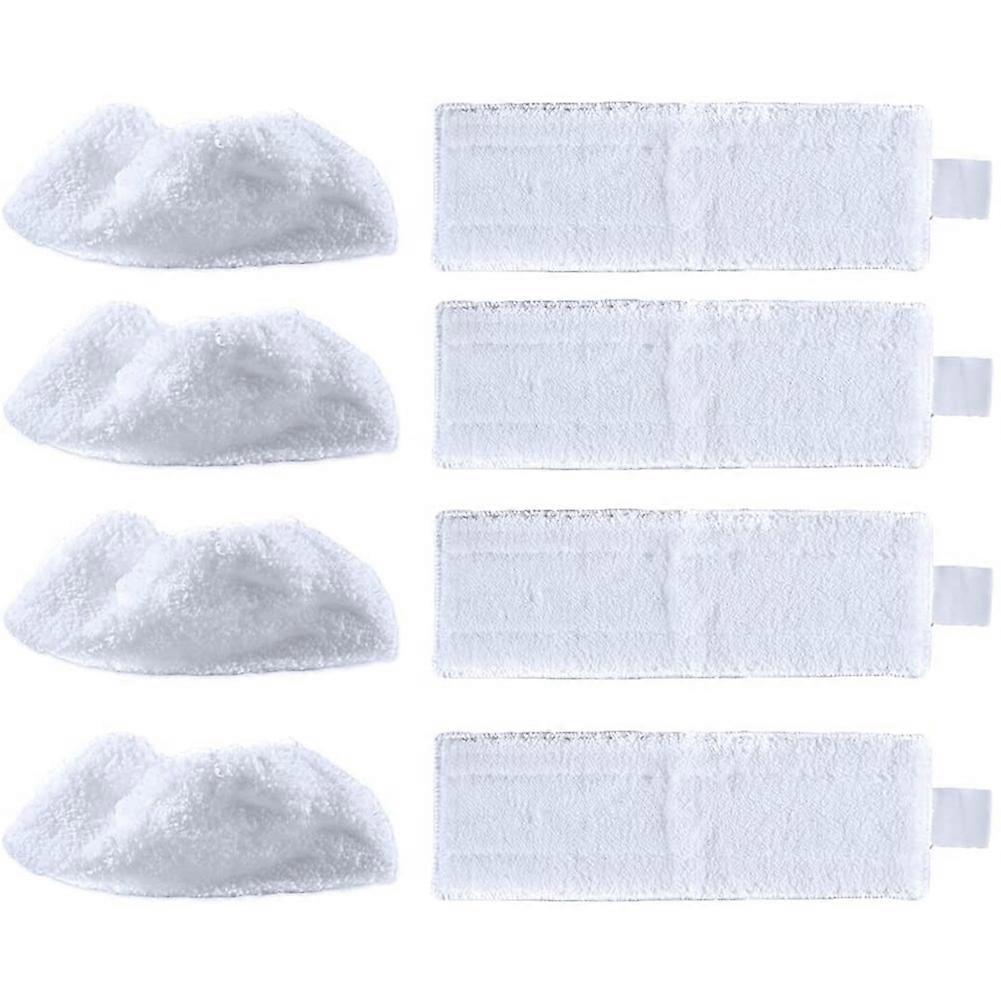 8Pcs Replacement Microfibre Mop Pads Cloth Set Compatible for EasyFix SC 2, SC 3, SC 4, SC 5 Steam Cleaners