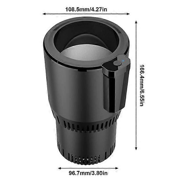 Car Cooling Cup Key Smart Cooling & Heating Coaster Temperature Display Coffee Cup Electric Water Cup Quick-cooling Smart Mug