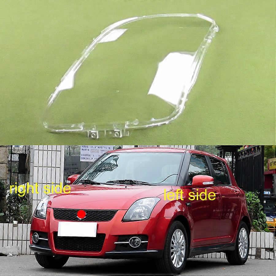 Für Suzuki Swift 2005-2016 Scheinwerferabdeckung Scheinwerferschale Transparenter Lampenschirm (Schwarz und Weiß Universal)
