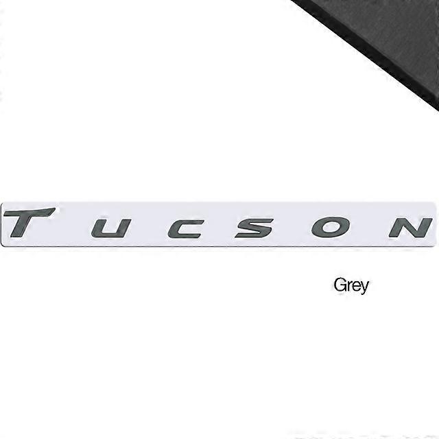 1PCS Metal Letter For Tucson SE SEL 3D Emblem Car Rear Trunk Decals Front Hood Lettering Badge Auto Accessories Styling