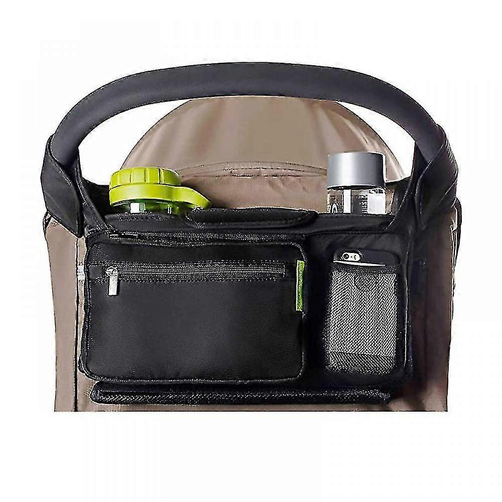Universal Stroller Organizer With 2 Insulated Cup Holders