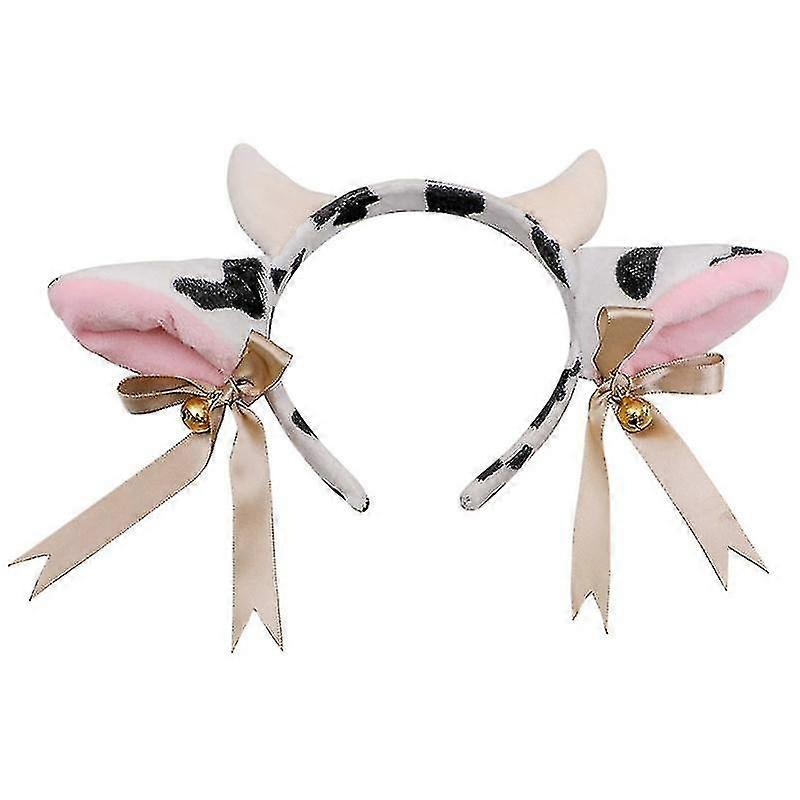 Cow Ears Headband Bells
