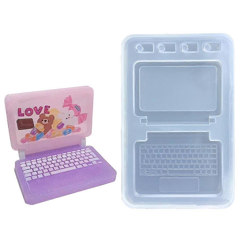 Notebook Folding Quicksand Silicone Mold Resin Shaking Cup Mold for Pendant