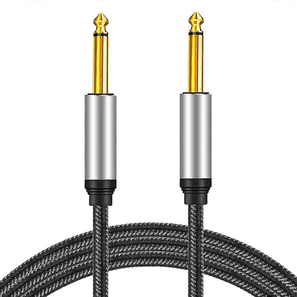 6.35mm Mono Jack 1/4" TS Cable Unbalanced Guitar Patch Cords/Instrument Cable