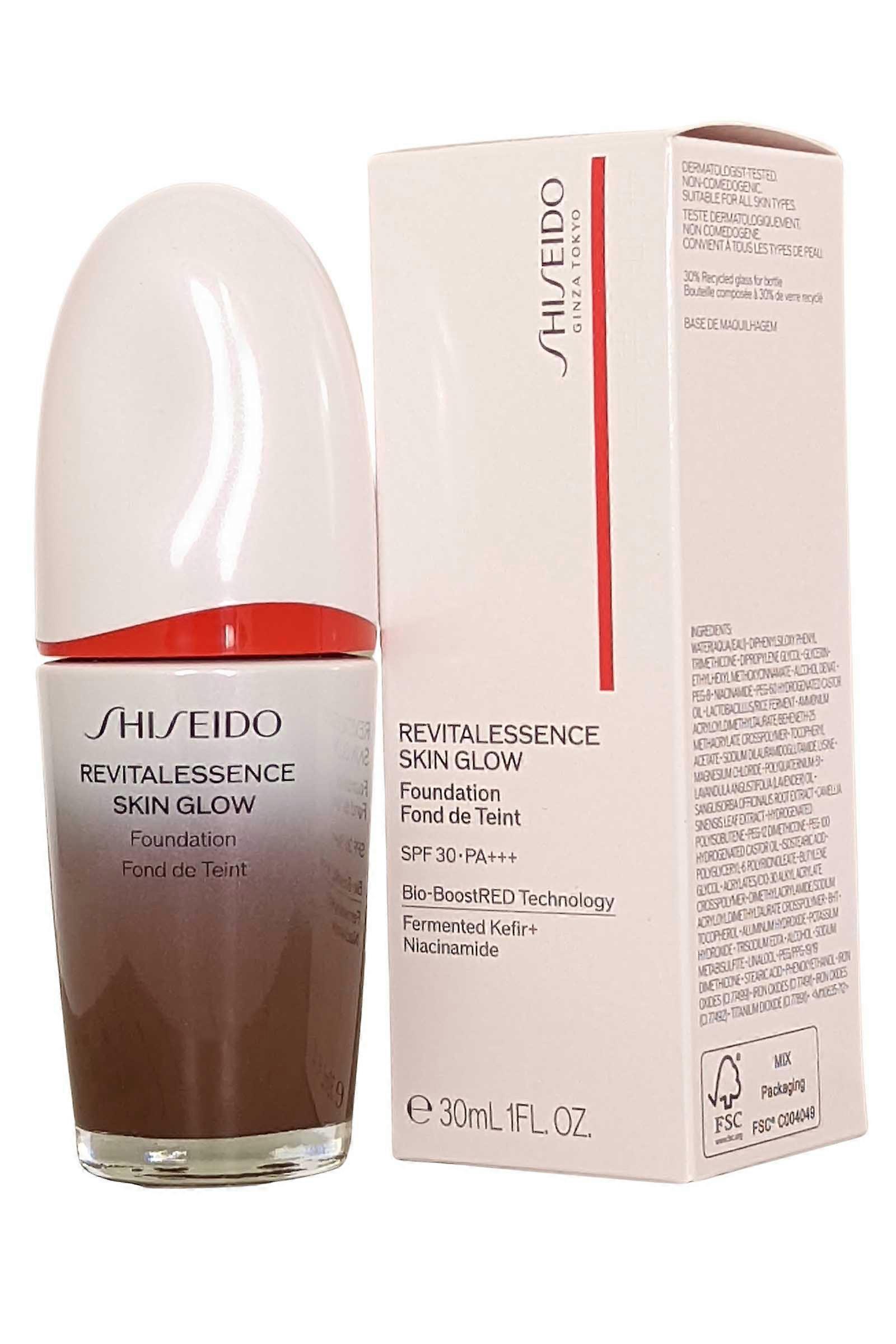 リバイタレッセンス資生堂 スキングローファンデーション SPF30 バイオブースト 30ml マホガニー #540