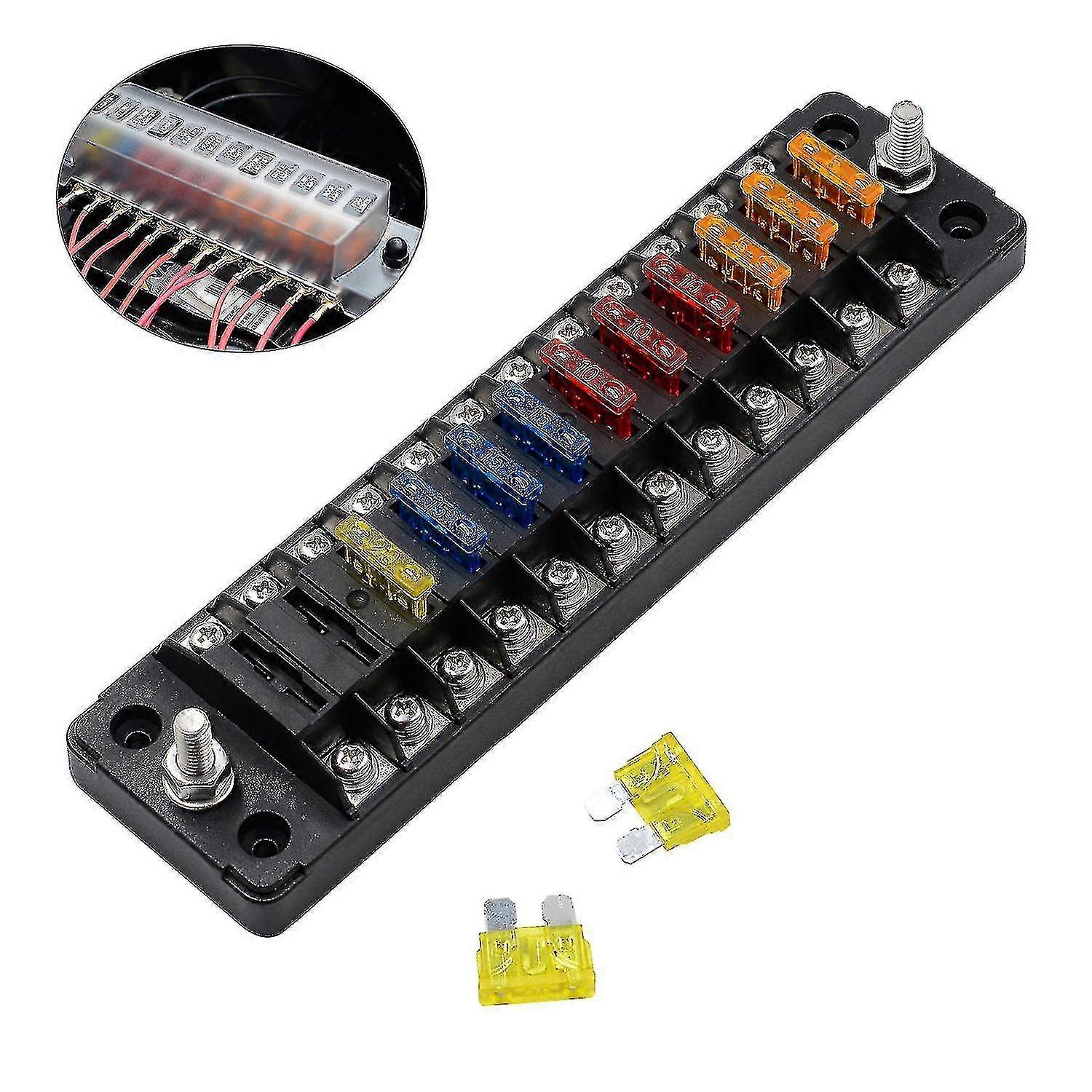 Fuse Block, Blade Fuse Box, Blade Fuse Holder, Fuse Box Holder
