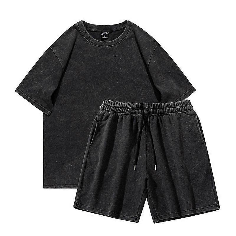 Men's Shirt And Shorts Loose Set Summer Outfits